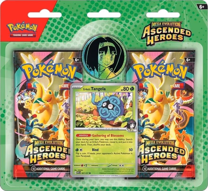 Mega Evolution: Ascended Heroes Collection - Erika (3-Tab)