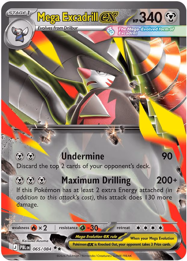 Mega Excadrill ex - Double Rare (065/084)