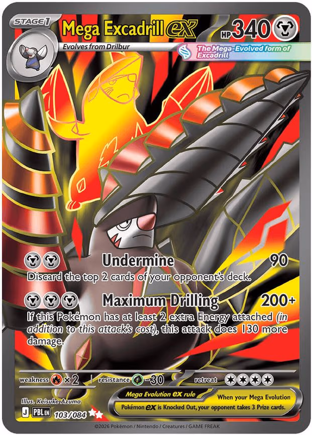 Mega Excadrill ex - Ultra Rare (103/084)