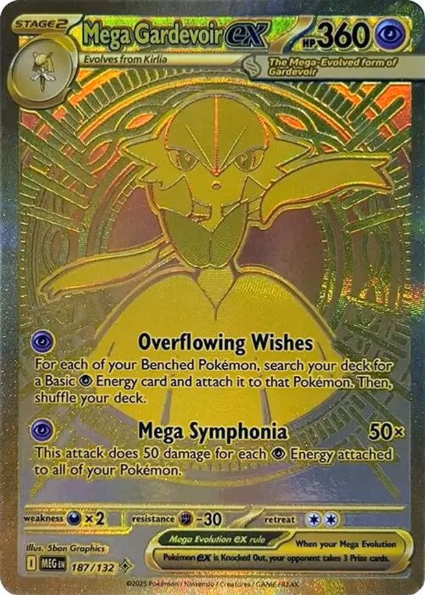 Mega Gardevoir ex - Mega Hyper Rare (187/132)
