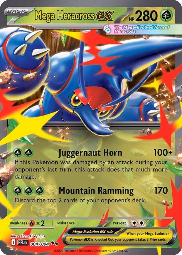 Mega Heracross ex - Double Rare (004/094)