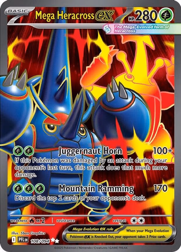 Mega Heracross ex - Ultra Rare (108/094)