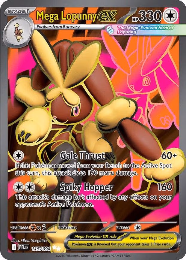 Mega Lopunny ex - Ultra Rare (115/094)