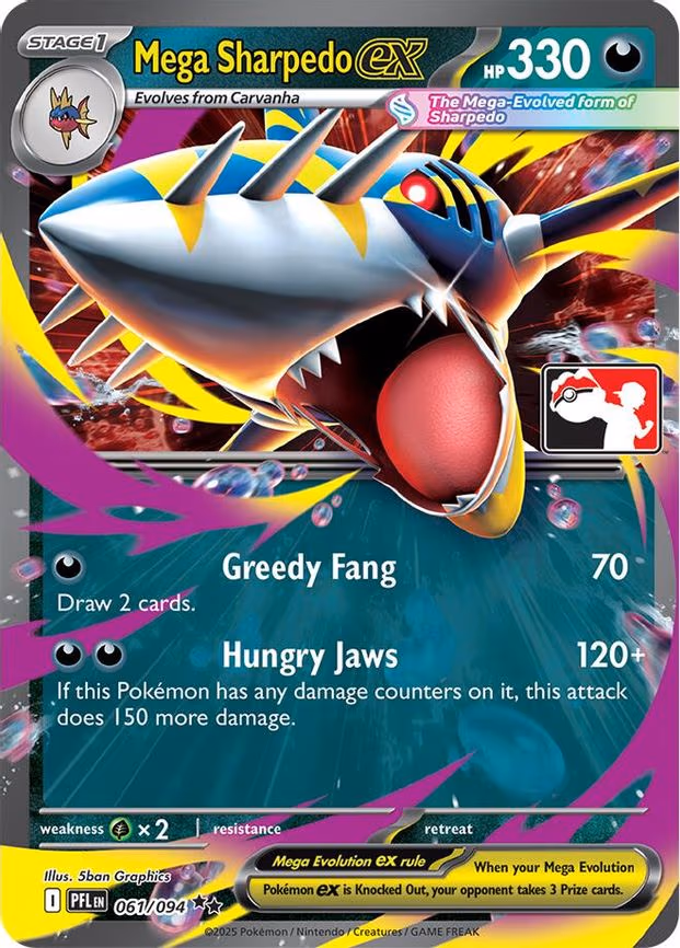 Mega Sharpedo ex - Double Rare (061/094)