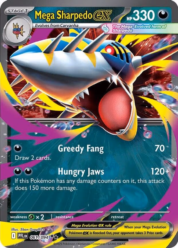 Mega Sharpedo ex