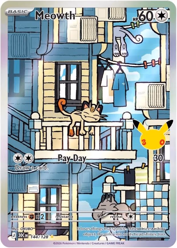 Meowth - Illustration Rare (144/128)