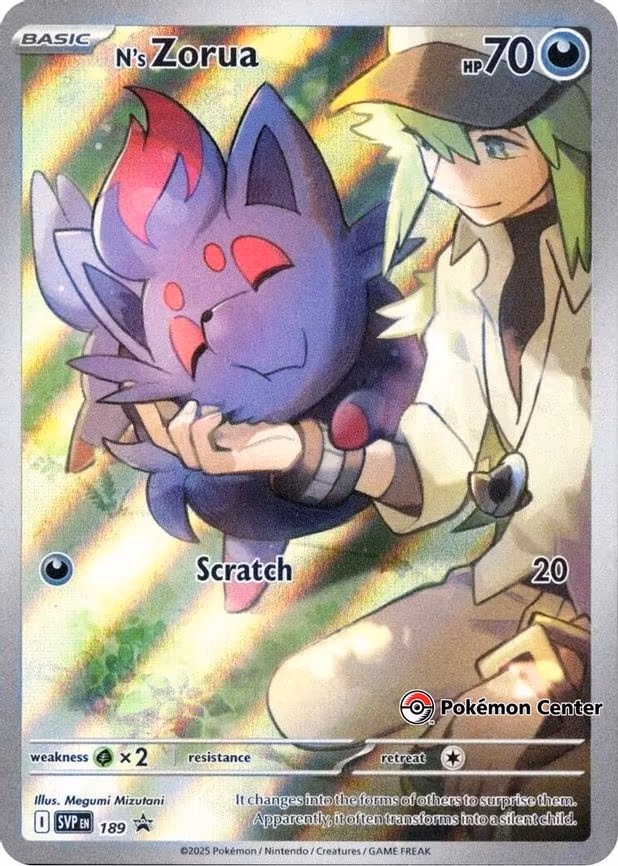 N's Zorua - 189 (Pokemon Center Exclusive) - Promo (189)