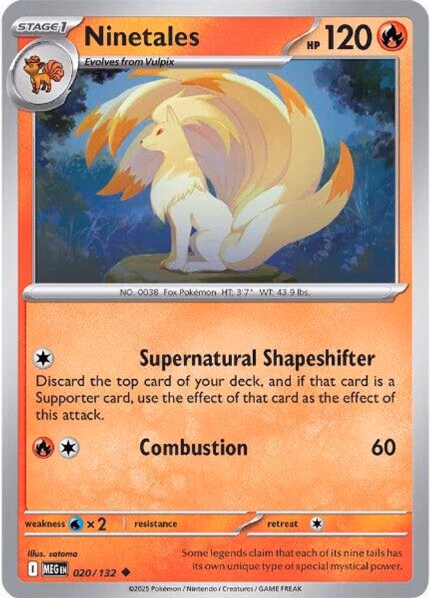 Ninetales - Uncommon (020/132)
