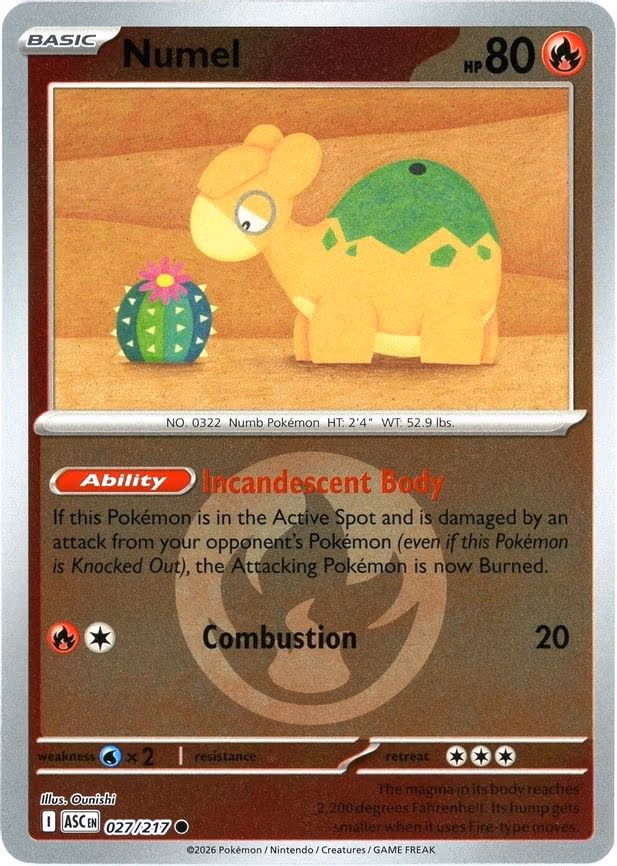 Numel - 027/217 (Energy Symbol Pattern) - Common (027/217)