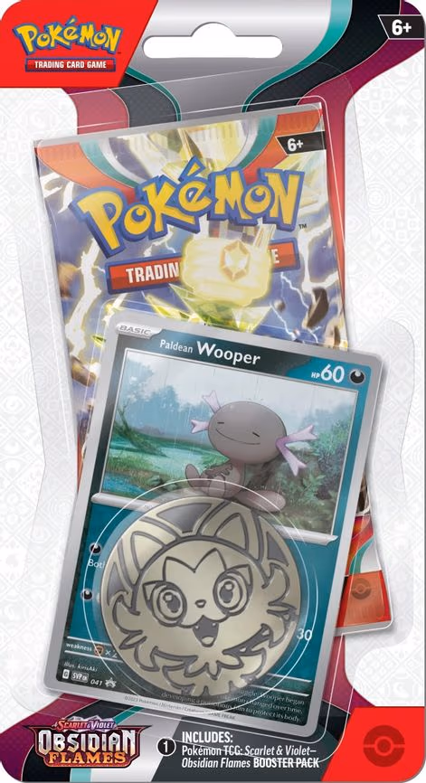 Obsidian Flames Single Pack Blister [Paldean Wooper]