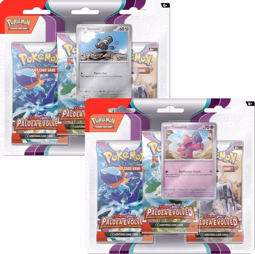 Paldea Evolved 3 Pack Blister [Set of 2]