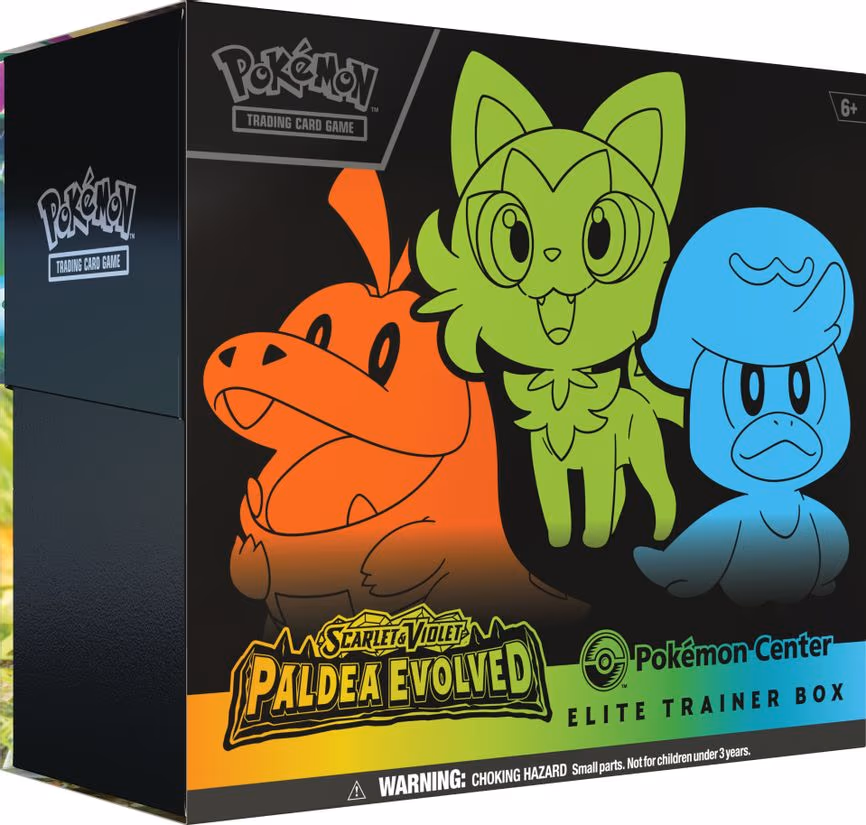 Paldea Evolved Pokemon Center Elite Trainer Box (Exclusive)