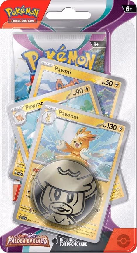Paldea Evolved Premium Checklane Blister [Pawmot]