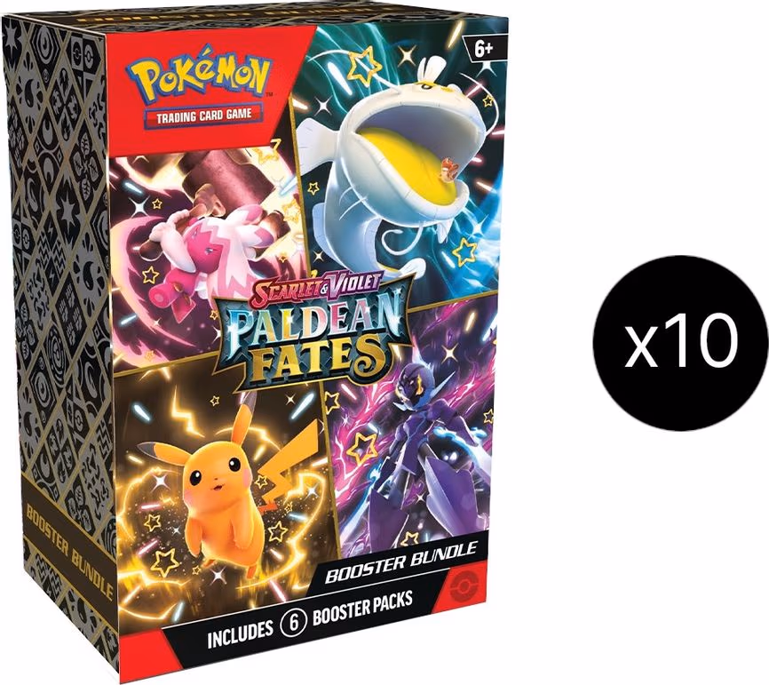 Paldean Fates Booster Bundle Display