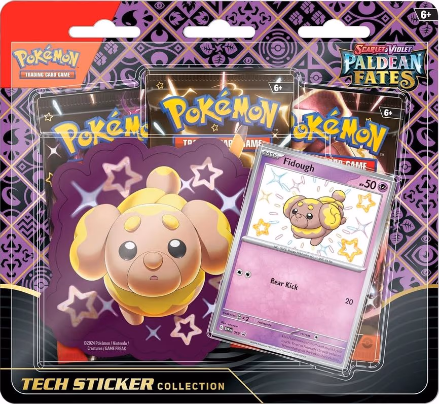 Paldean Fates Tech Sticker Collection [Fidough]