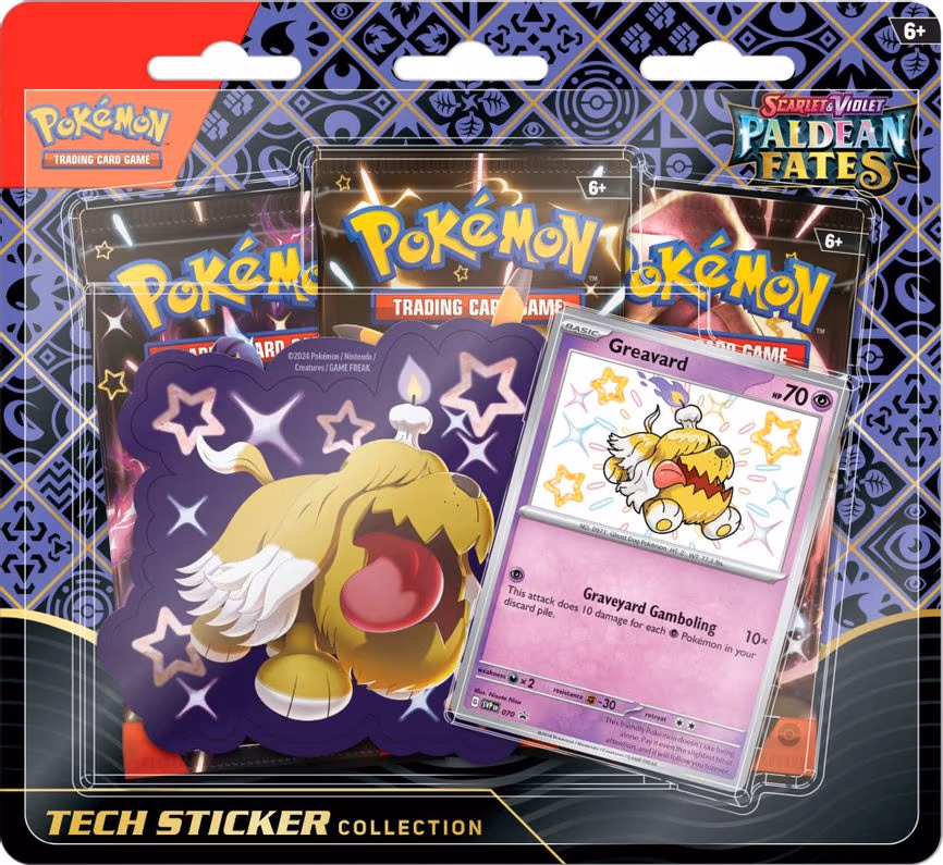 Paldean Fates Tech Sticker Collection [Greavard]