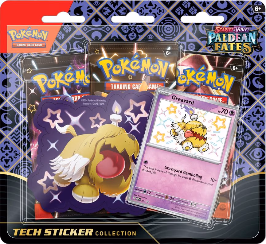 Paldean Fates Tech Sticker Collection [Greavard]