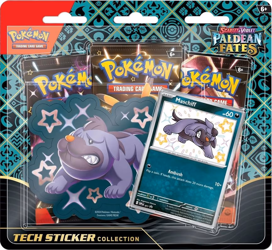 Paldean Fates Tech Sticker Collection [Maschiff]