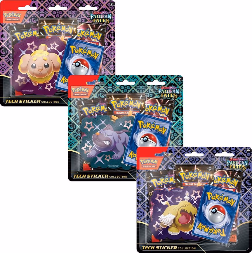 Paldean Fates Tech Sticker Collections [Set of 3]