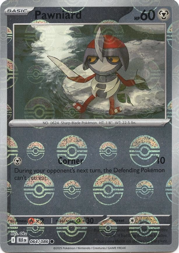 Pawniard (Poke Ball Pattern) - Common (064/086)
