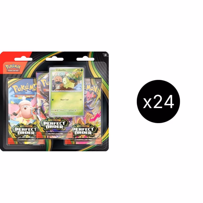 Perfect Order 3 Pack Blister Case [Chikorita]