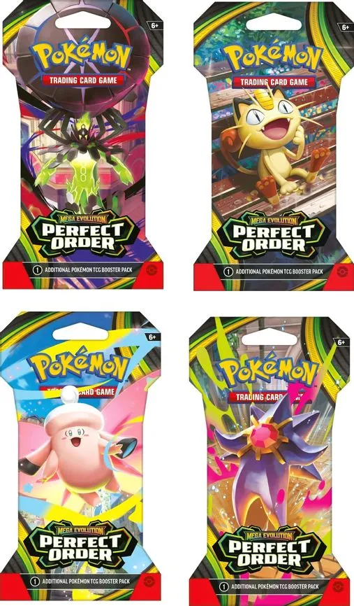 Perfect Order Sleeved Booster Pack Art Bundle [Set of 4]