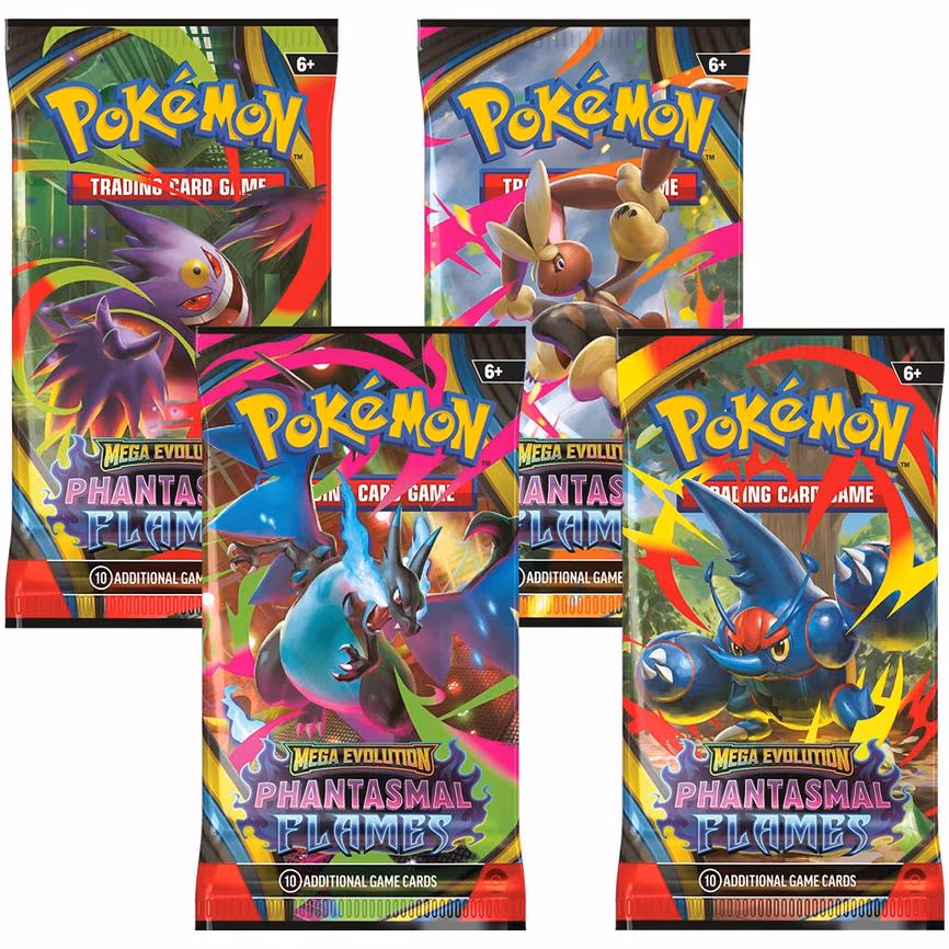 Phantasmal Flames Booster Pack Art Bundle [Set of 4]
