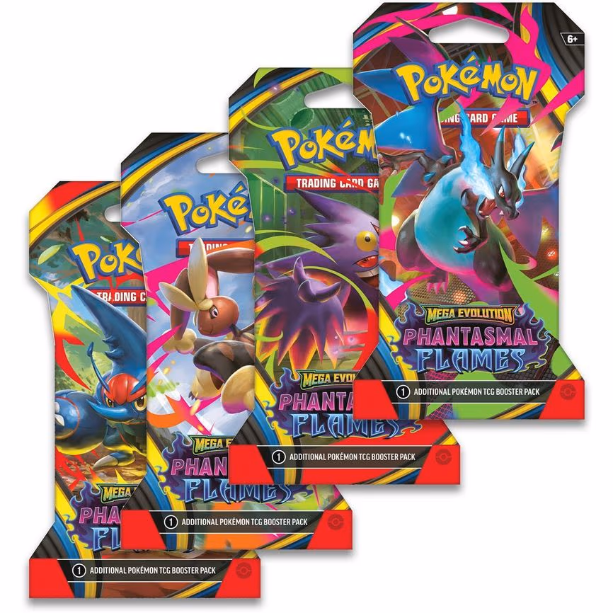 Phantasmal Flames Sleeved Booster Pack Art Bundle [Set of 4]