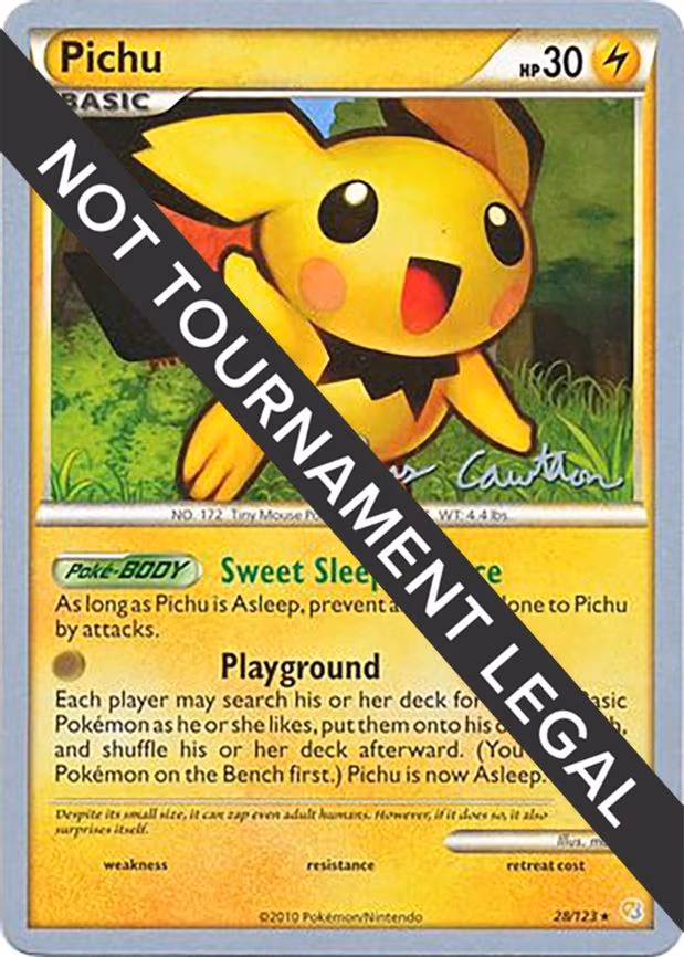 Pichu - 2011 (Ross Cawthon) - Rare (28/123)