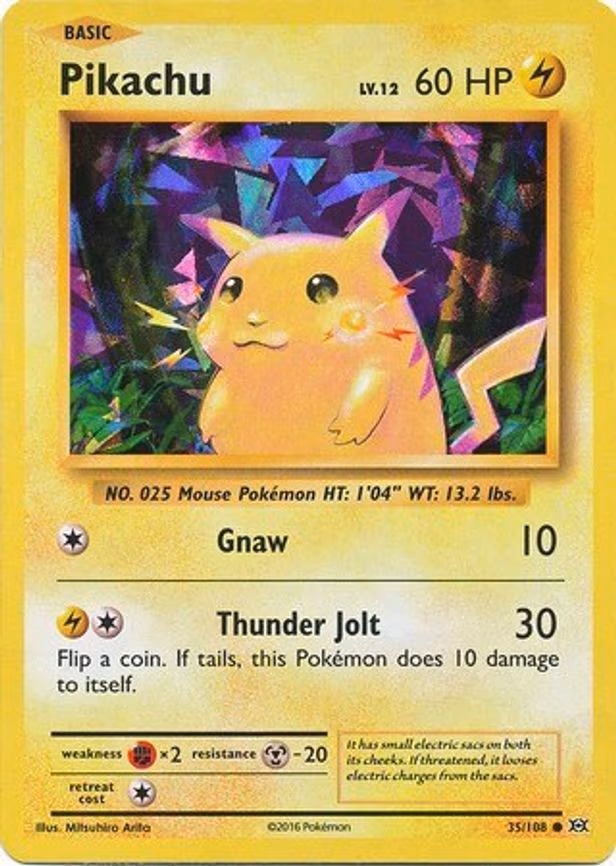 Pikachu - Holo Rare (035/108)