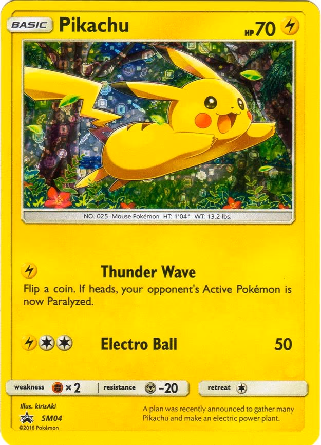 Pikachu - SM04 (General Mills) - Promo (SM04)