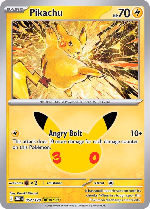 Pikachu - Pikachu Rare (052/128)