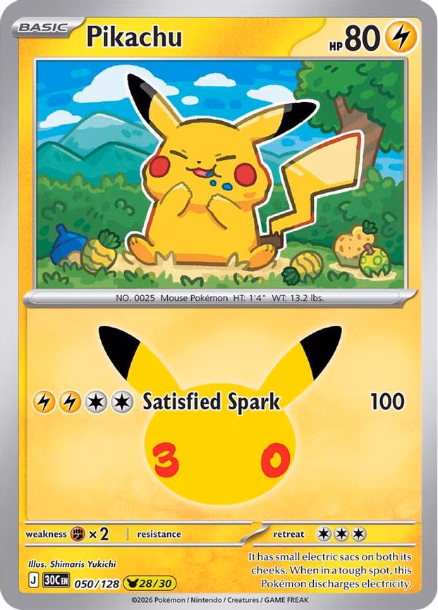 Pikachu - None (050/128)