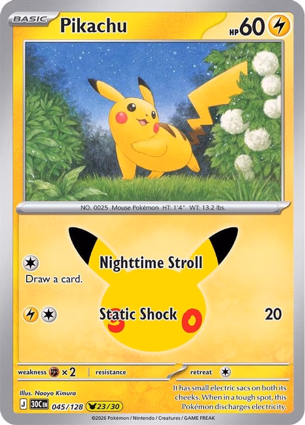 Pikachu - Pikachu Rare (045/128)