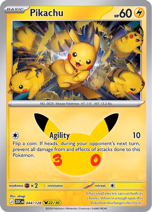 Pikachu - None (044/128)