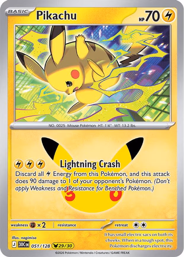 Pikachu - Pikachu Rare (051/128)