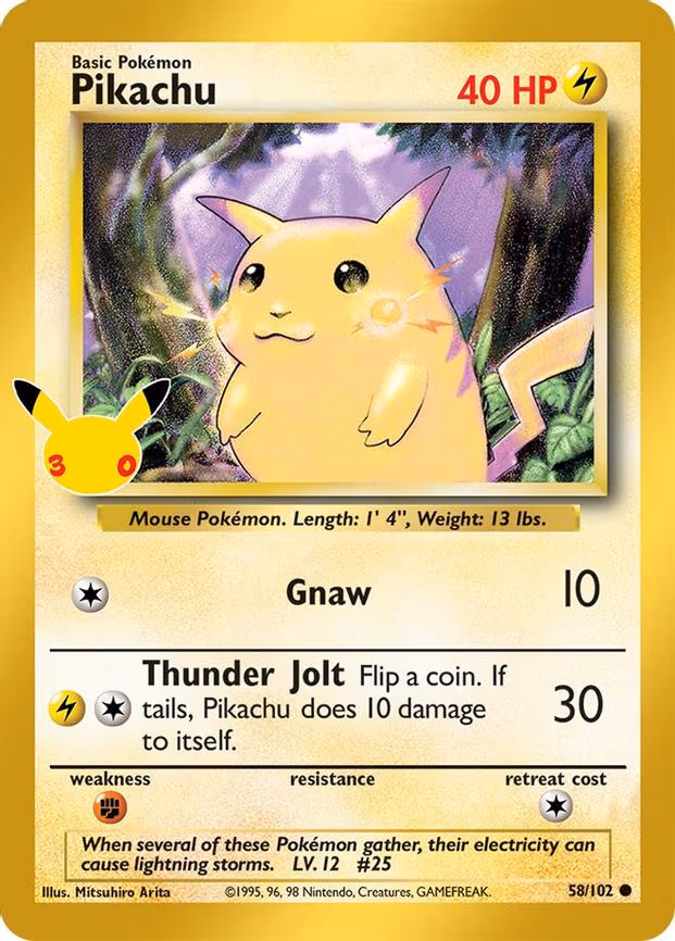 Pikachu - Classic Collection (58/102)