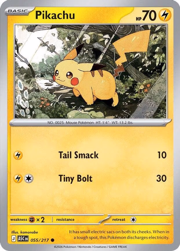 Pikachu - Common (055/217)