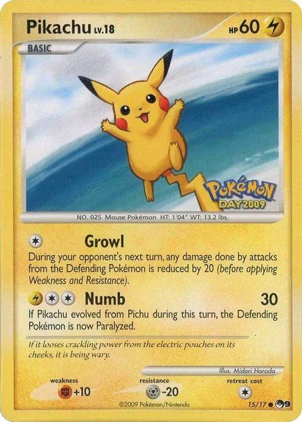 Pikachu (Pokemon Day 2009)