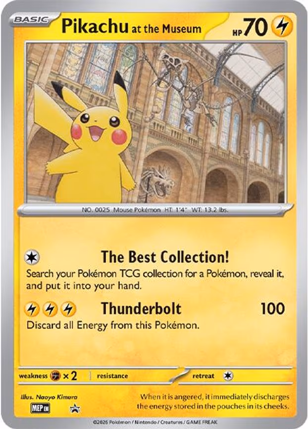 Pikachu at the Museum - Promo