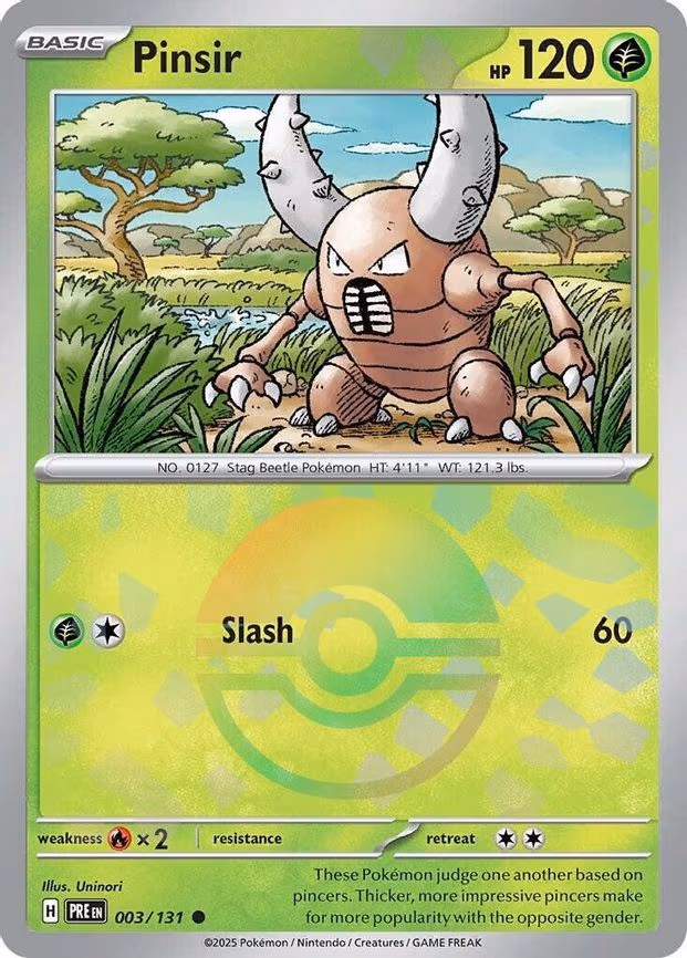 Pinsir (Poke Ball Pattern) - Common (003/131)