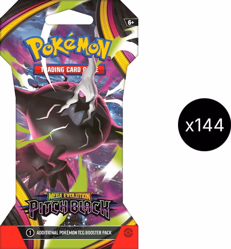 Pitch Black Sleeved Booster Case