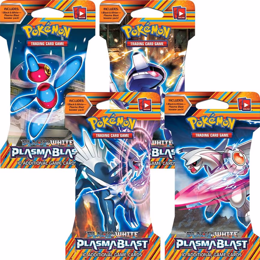 Plasma Blast Sleeved Booster Pack Art Bundle [Set of 4]