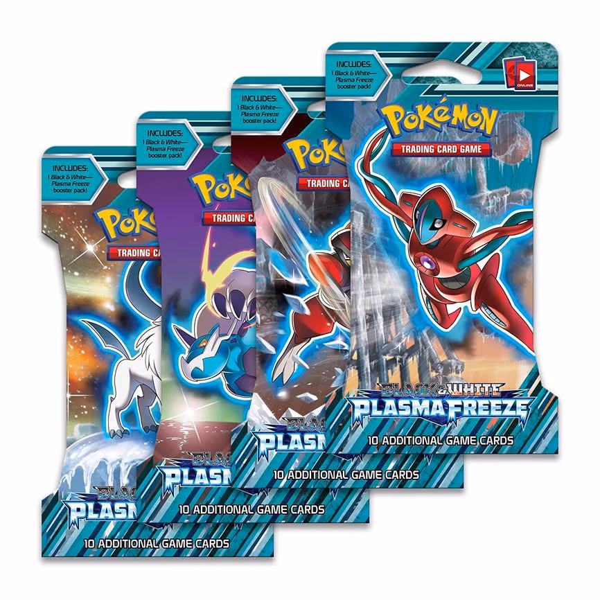 Plasma Freeze Sleeved Booster Pack Art Bundle [Set of 4]