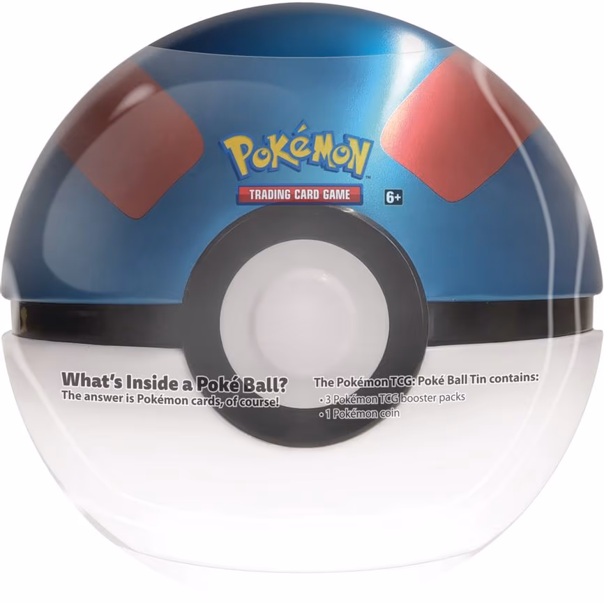 Pokemon - Poke Ball Tin - Great Ball