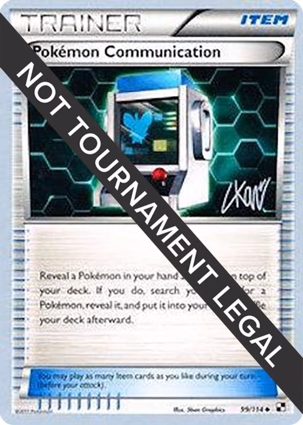 Pokemon Communication - 2011 (Christopher Kan) - Uncommon (99/114)