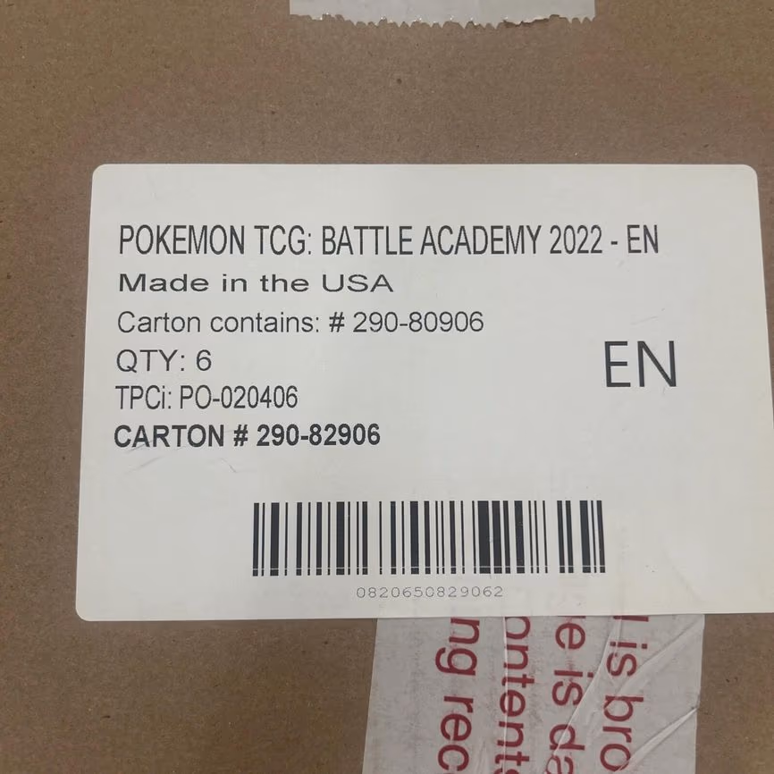 Pokemon TCG: Battle Academy 2022 Case