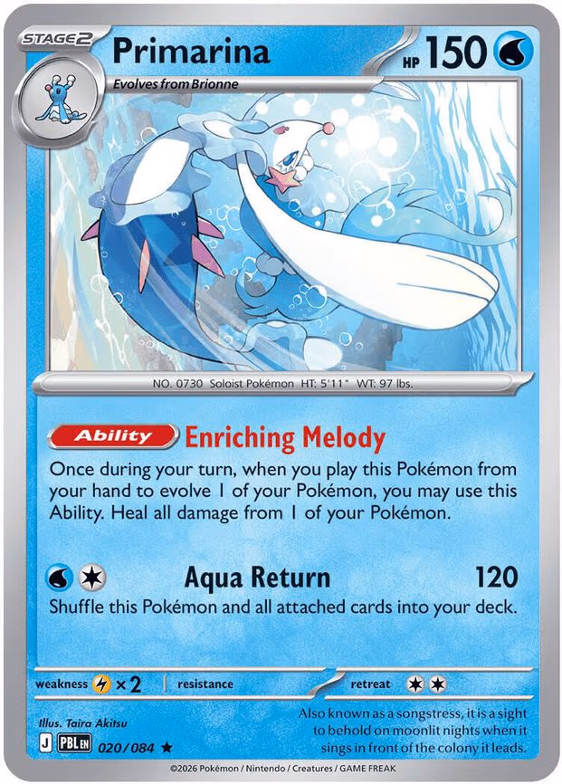 Primarina - Rare (020/084)