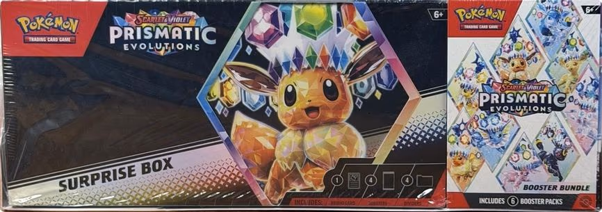 Prismatic Evolutions Booster Bundle + Surprise Box Bundle (Sam's Club)
