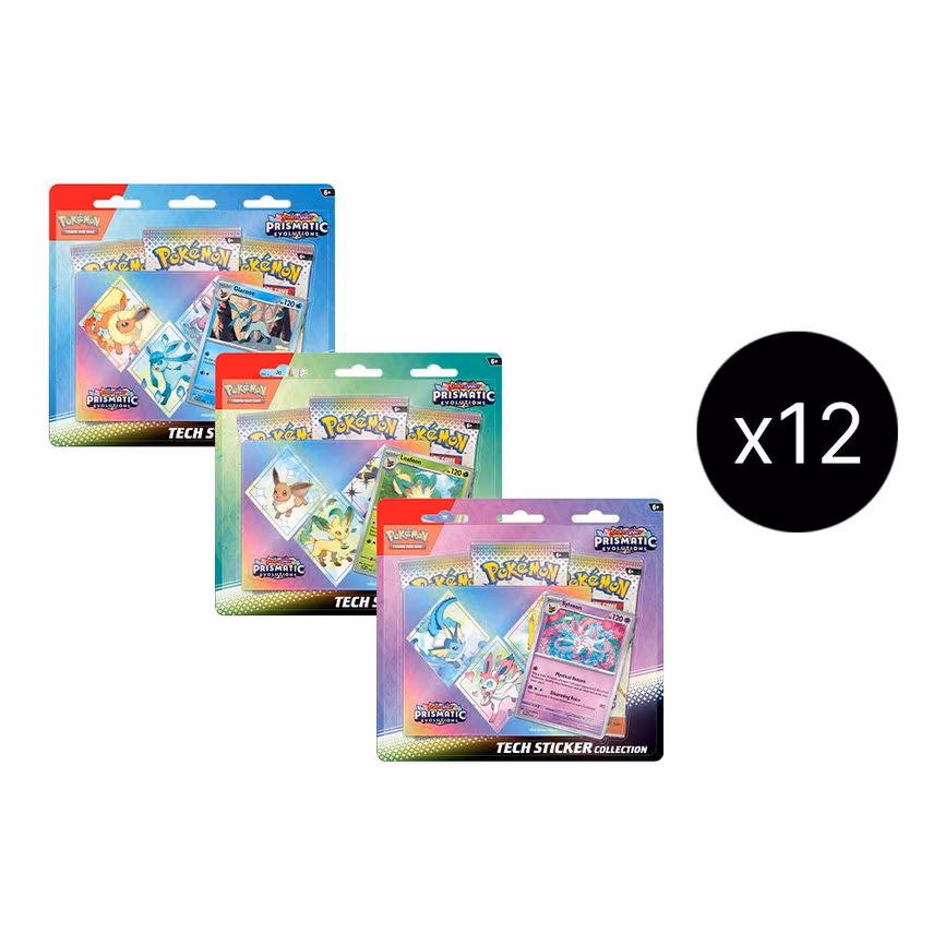 Prismatic Evolutions Tech Sticker Collection Case